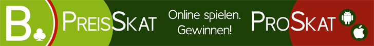 Skat online und werbefrei spielen. Just-for-fun oder um Geld auf allen mobilen Geräten und am PC/Mac.